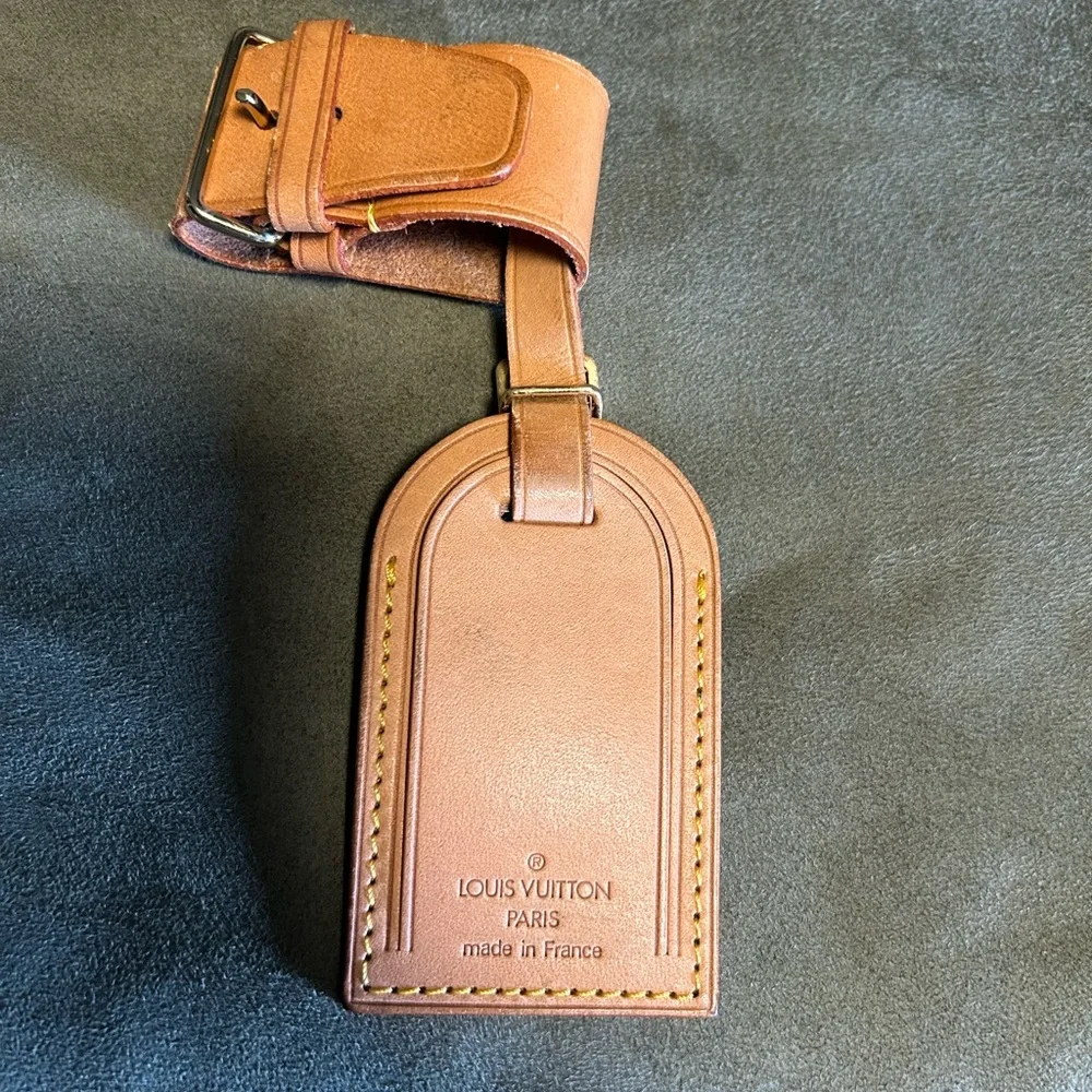 Louis Vuitton Leather Luggage Tag, Wallet Dustbag and Ombre Nomade BUNDLE!! - Picture 5 of 11